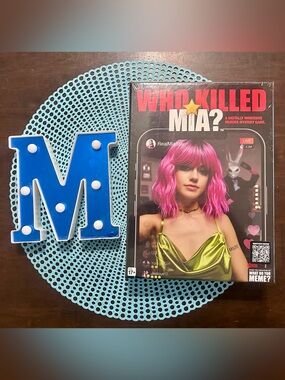 BRAND NEW -  Who Killed Mia: A Digitally Immersive Murder Mystery Board Game